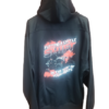 Lace up hoodie back