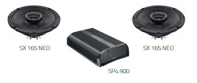 2 speaker system, SP4.900 amplifier and the Plug and Play? HTHP-14 T-Power Harness