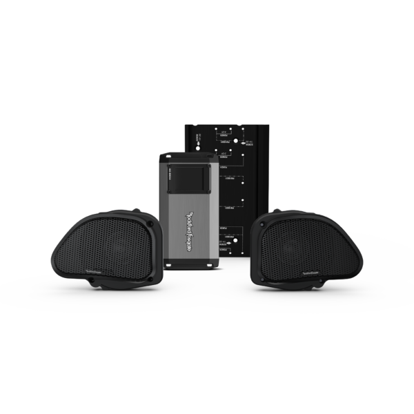 Stage-2 Speaker & Amp Kit for 1998-2013 Harley-Davidson Road Glide (Gen-3)