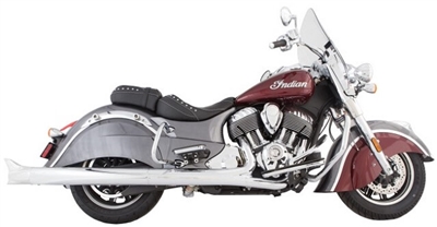 4" Chrome B.A.M. Sticks Exhaust Pipes | Soft Bags