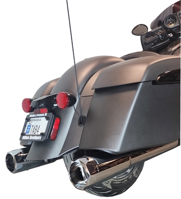 4.5" Chrome B.A.M. Sticks Exhaust Pipes | Hard Bag