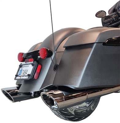 4.5" Chrome B.A.M. Sticks Exhaust Pipes | Hard Bag - Image 2