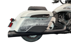 4" Black B.A.M. Sticks Exhaust Pipes | Hard Bags