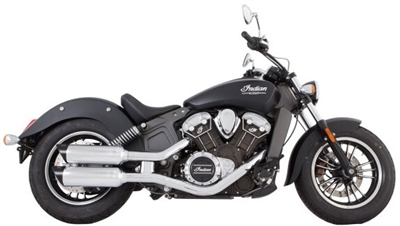 Indian Scout Chrome 4" Short Slip-on | Up to 2024 - Image 2